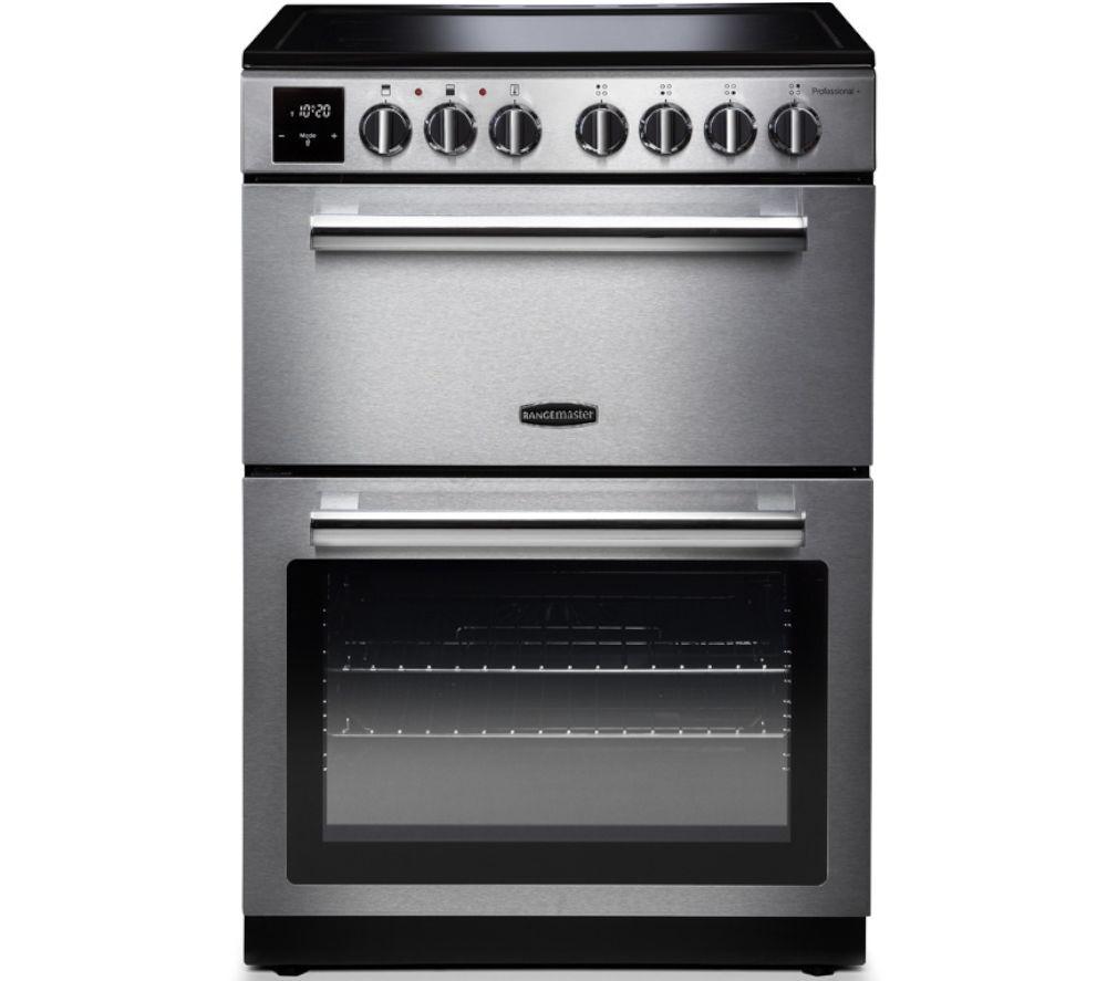 RANGEMASTER Professional PROPL60ECSS/C 60 cm Electric Ceramic Range Cooker - Stainless Steel & Chrome