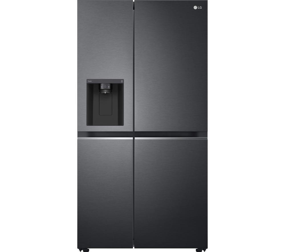 LG NatureFRESH GSLV70MCTF American-Style Smart Fridge Freezer - Matte Black
