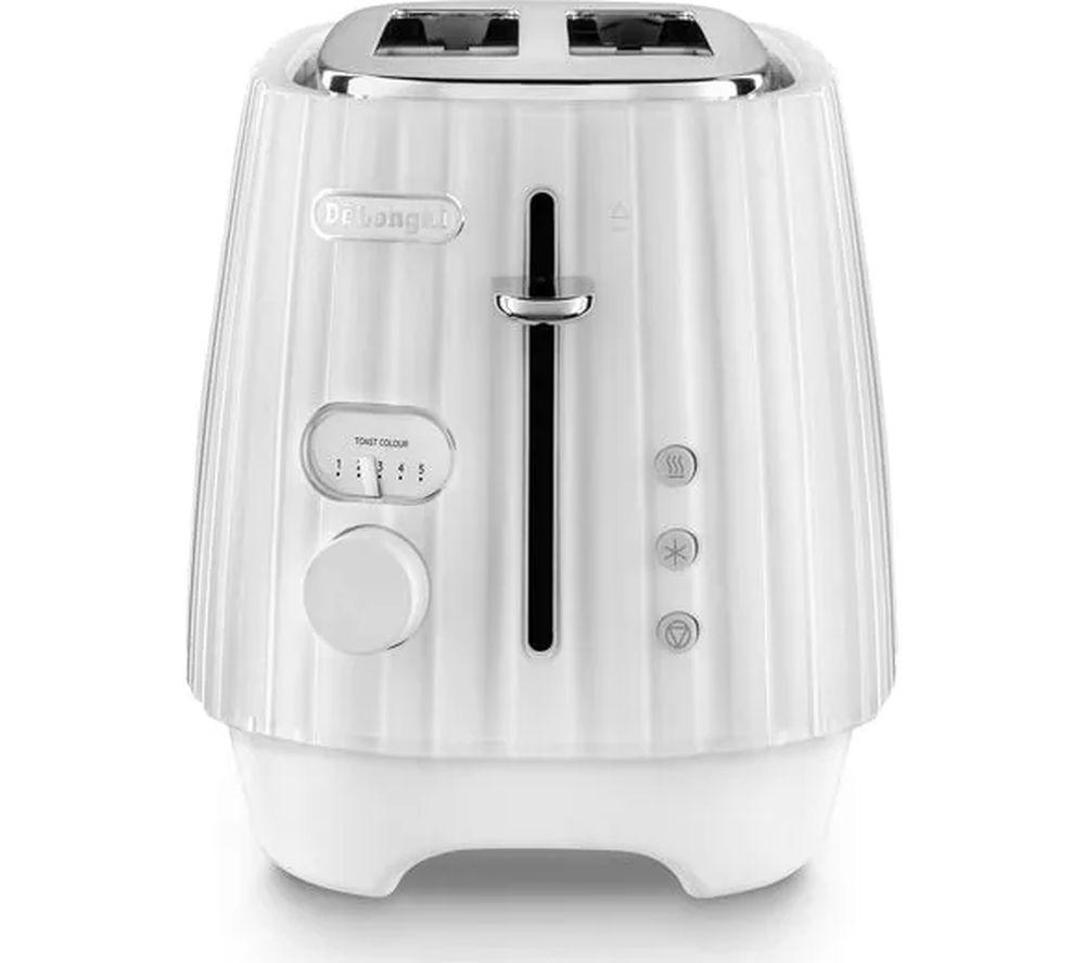 DELONGHI Ballerina CTD2003.W 2-Slice Toaster - White