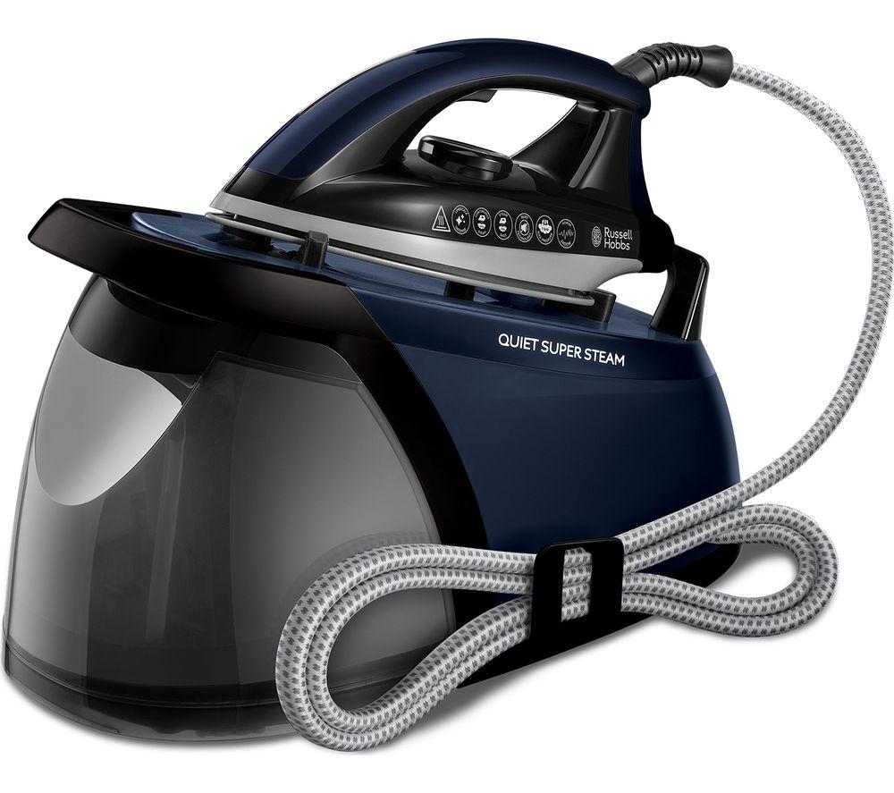 RUSSELL HOBBS Quiet SuperSteamPro 24470 Steam Generator Iron - Black & Blue