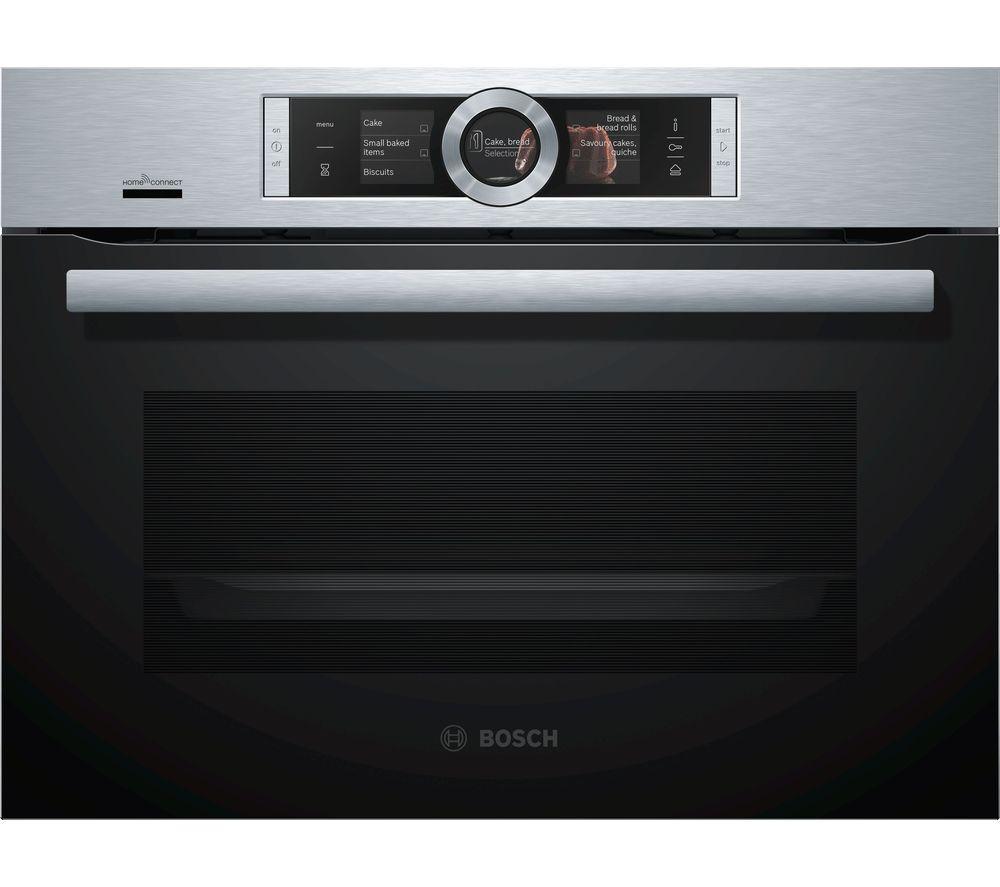 BOSCH CSG656BS7B Compact Electric Steam Smart Oven - Stainless Steel