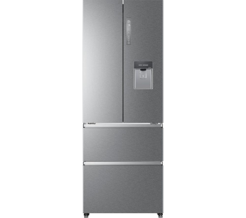 HAIER HEFR3719FWMP 70/30 Fridge Freezer - Platinum Inox