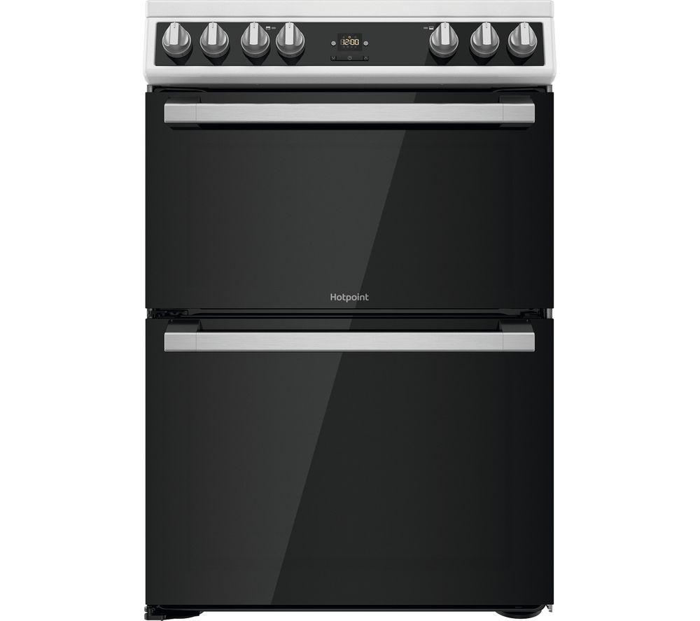 HOTPOINT HDT67V9H2CW 60 cm Electric Ceramic Cooker - White