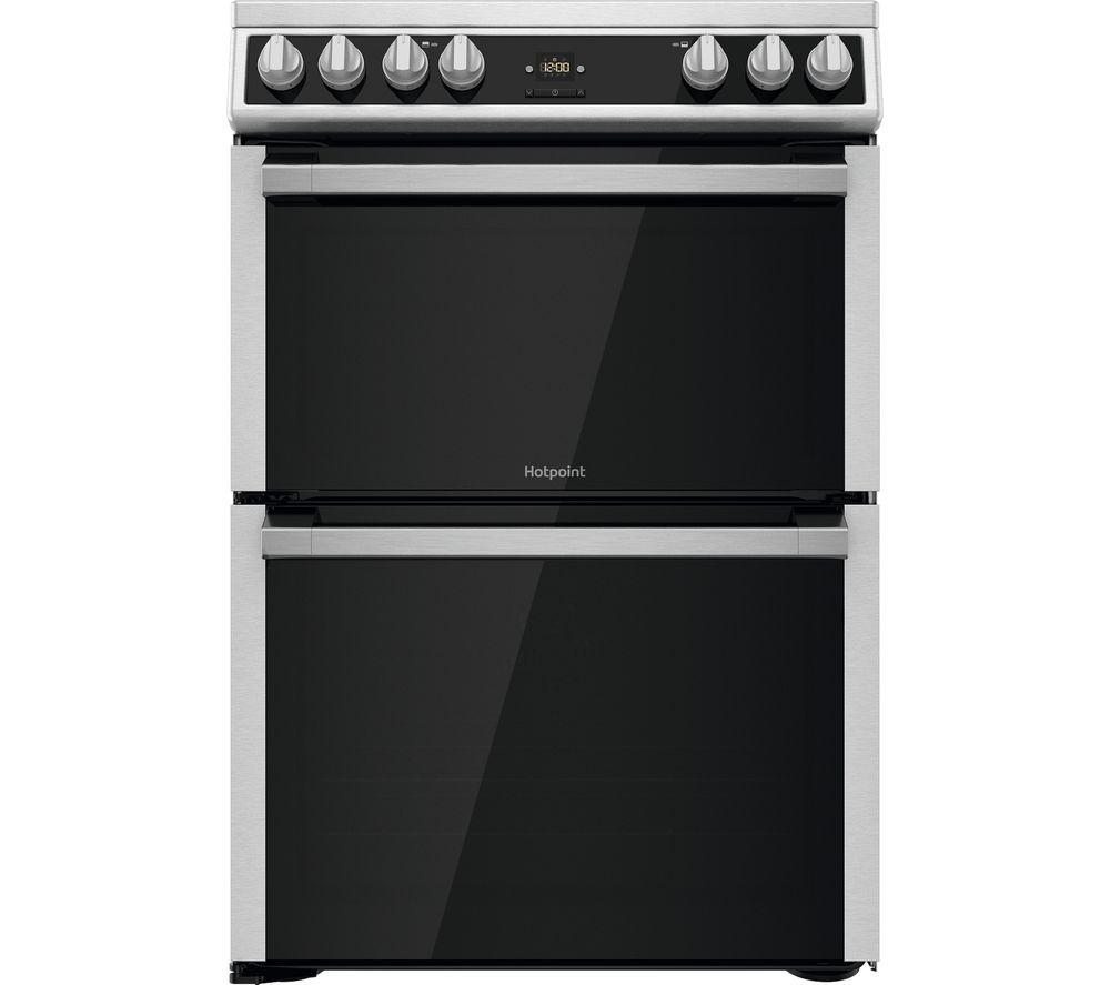 HOTPOINT HDT67V9H2CX 60 cm Electric Ceramic Cooker - Inox