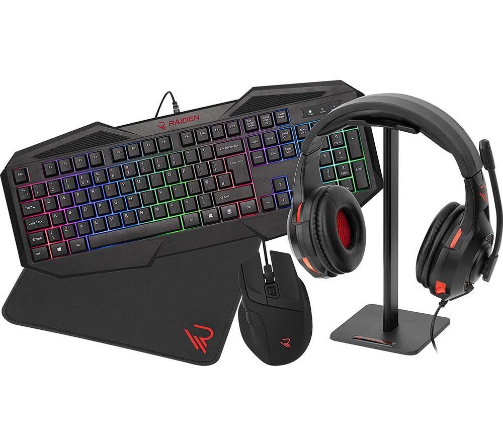 RAIDEN Pro Gamer Pack 5 in 1
