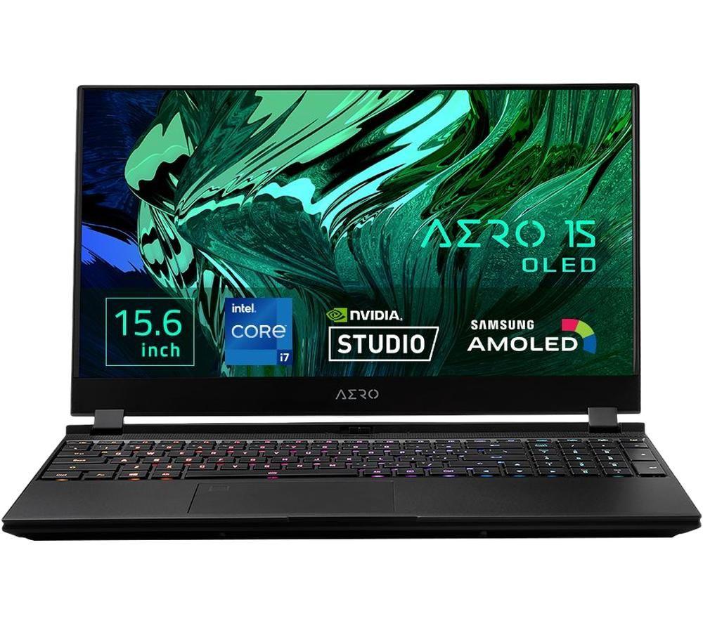 GIGABYTE AERO OLED 15XD 15.6inch Gaming Laptop - IntelCore i7  RTX 3070  2 TB SSD  Black