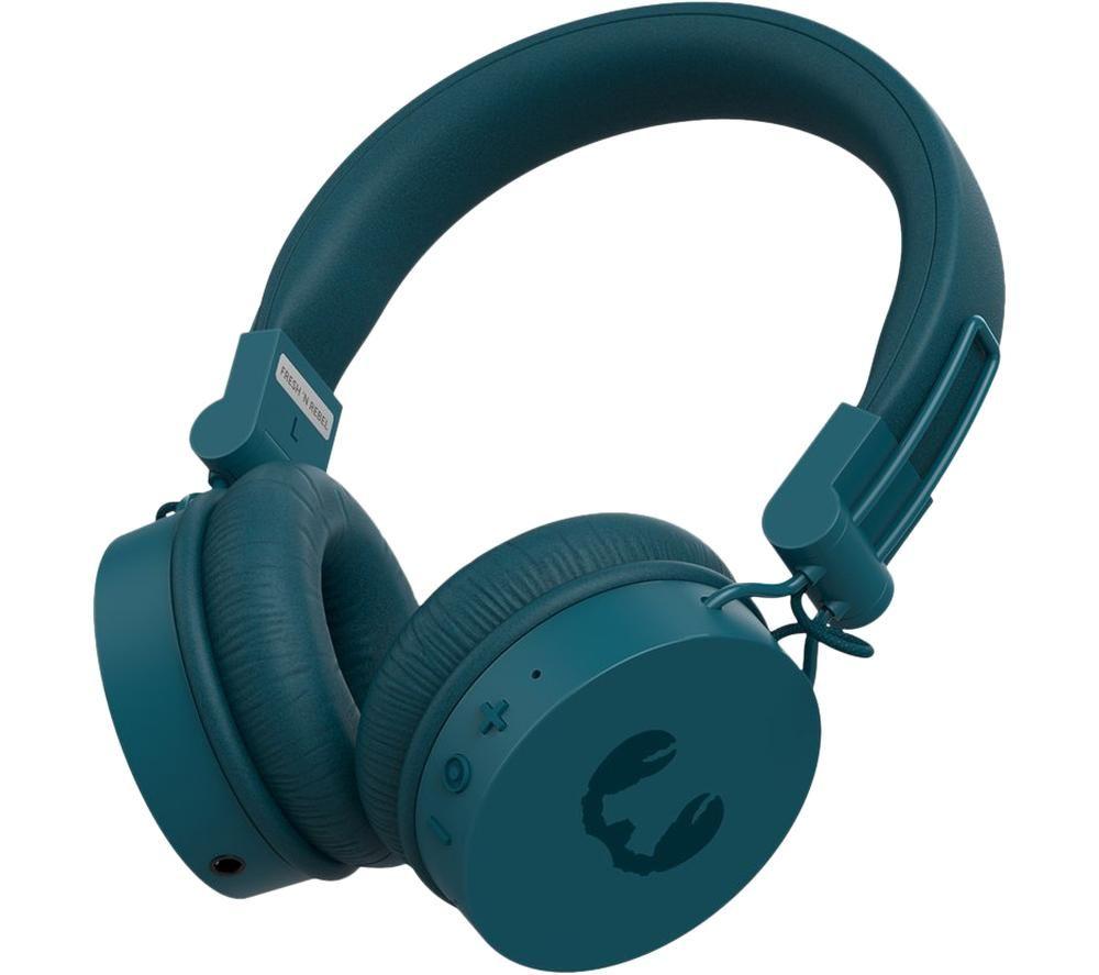 FRESH N REBEL Caps 2 Wireless Bluetooth Headphones - Petrol Blue
