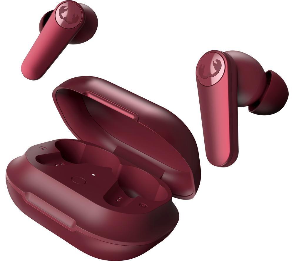FRESH N REBEL Twins ANC Wireless Bluetooth Noise-Cancelling Earbuds - Ruby Red