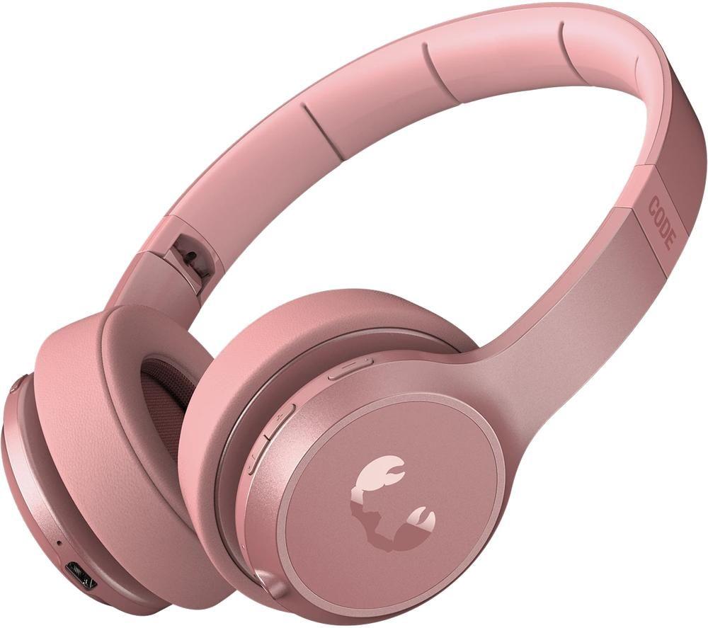 FRESH N REBEL Code ANC Wireless Bluetooth Noise-Cancelling Headphones - Dusty Pink