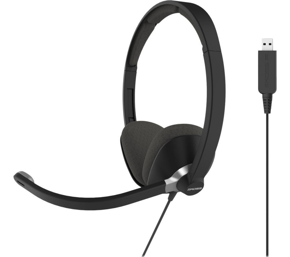 KOSS CS 300-USB Headset - Black