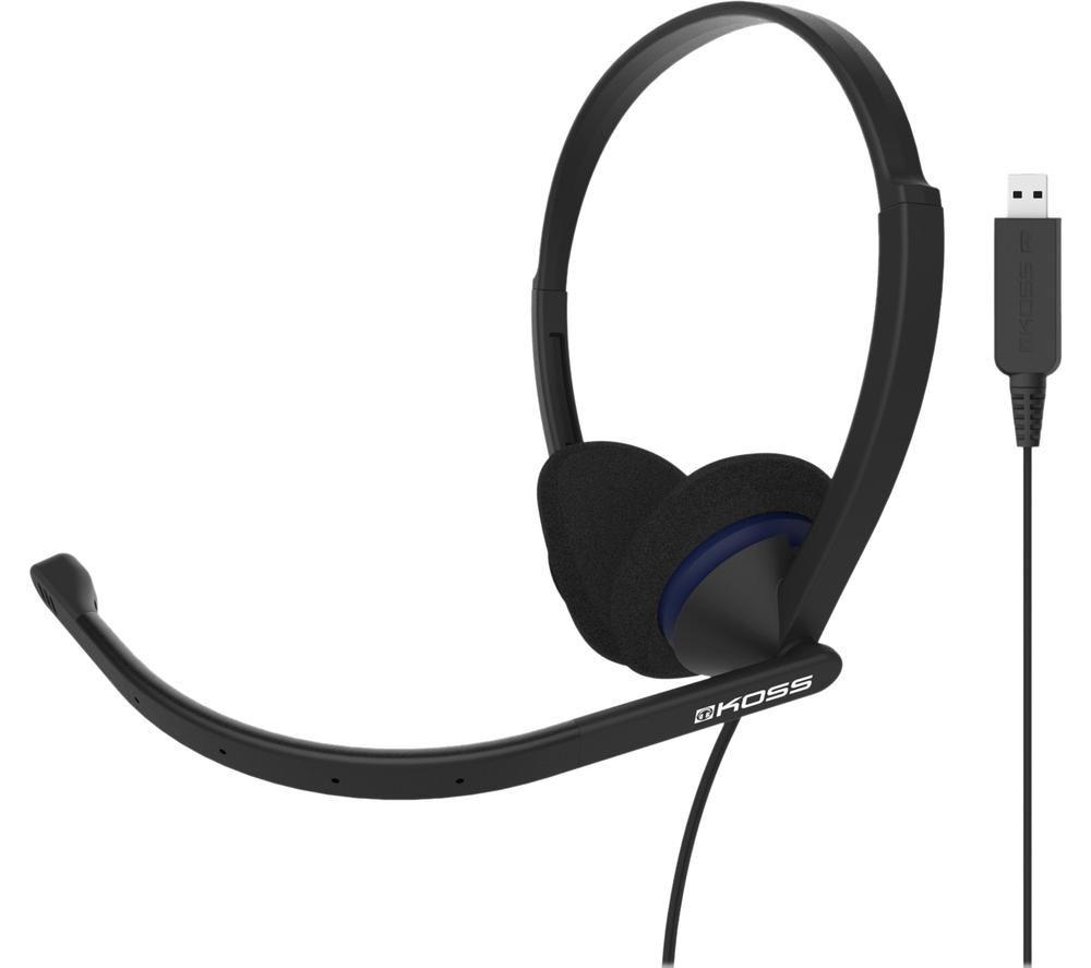 KOSS CS200-USB Headset - Black