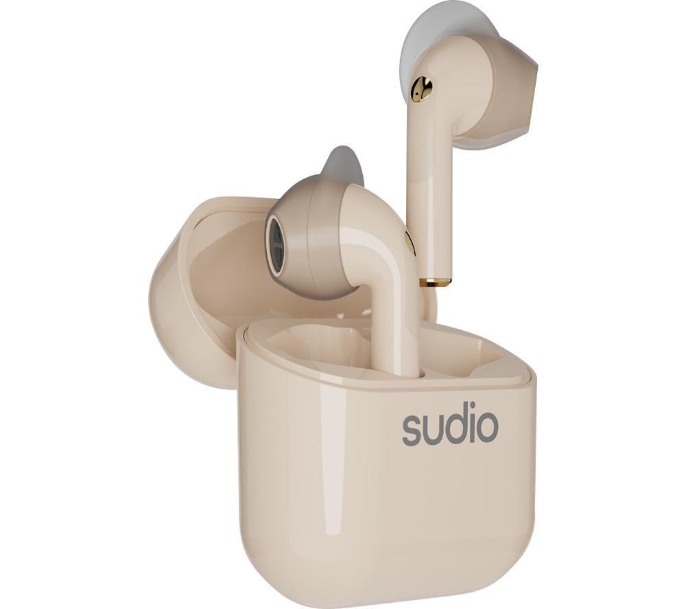 SUDIO Nio Wireless Bluetooth Earbuds - Sand