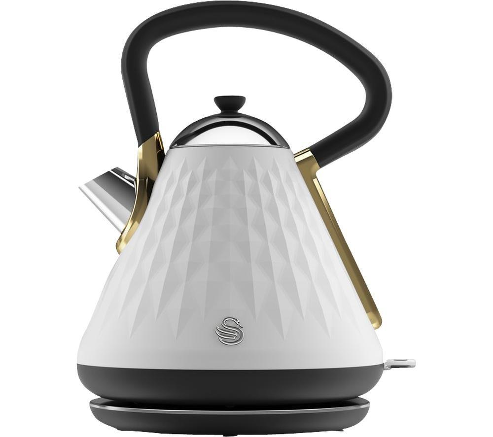 SWAN Gatsby SK14080WHTN Traditional Kettle - White