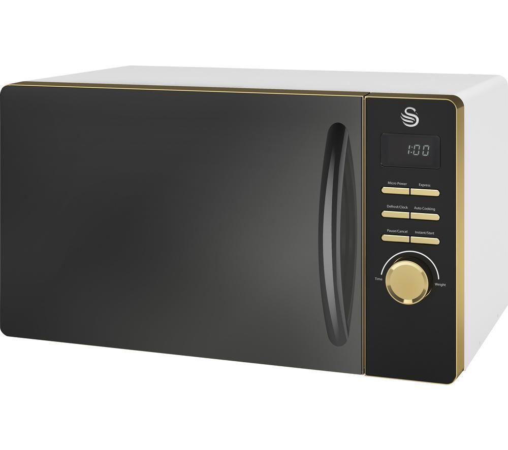 SWAN Gatsby SM22045WHTN Solo Microwave - White