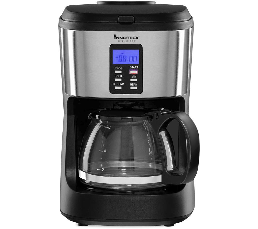 INNOTECK Kitchen Pro 2-in-1 DS-5936 Filter Coffee Machine - Black & Silver