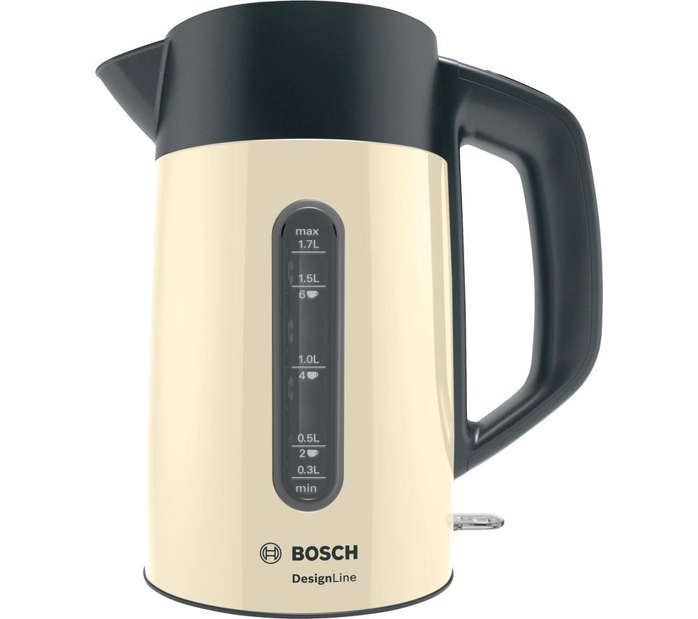 BOSCH DesignLine TWK4P437GB Jug Kettle - Beige