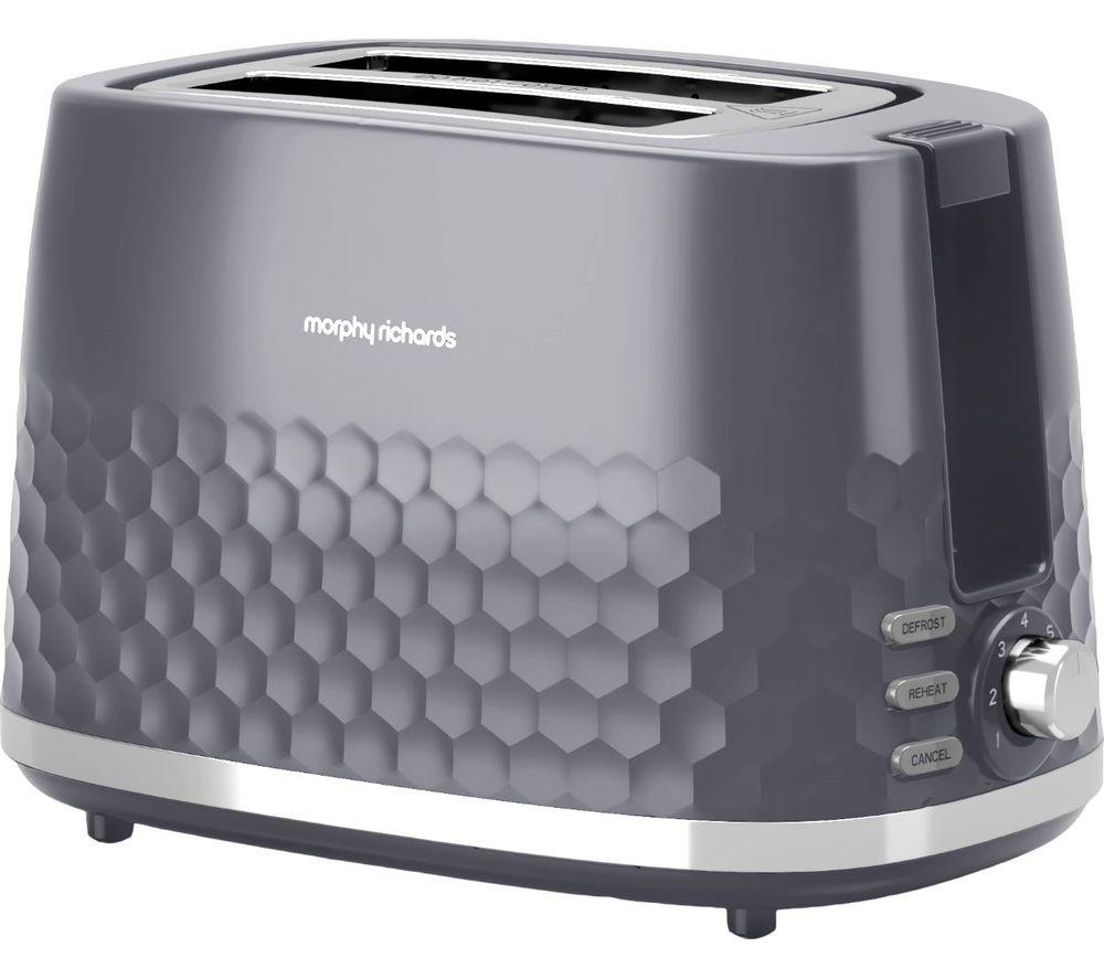 MORPHY RICHARDS Hive 220031 2-Slice Toaster - Grey