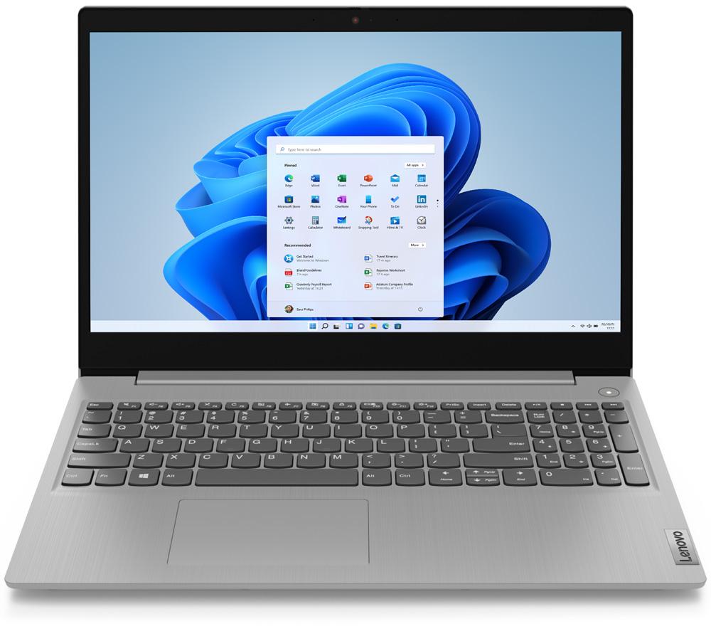LENOVO IdeaPad 3 15.6inch Laptop - AMD Ryzen 3  128 GB SSD  Grey  Silver/Grey