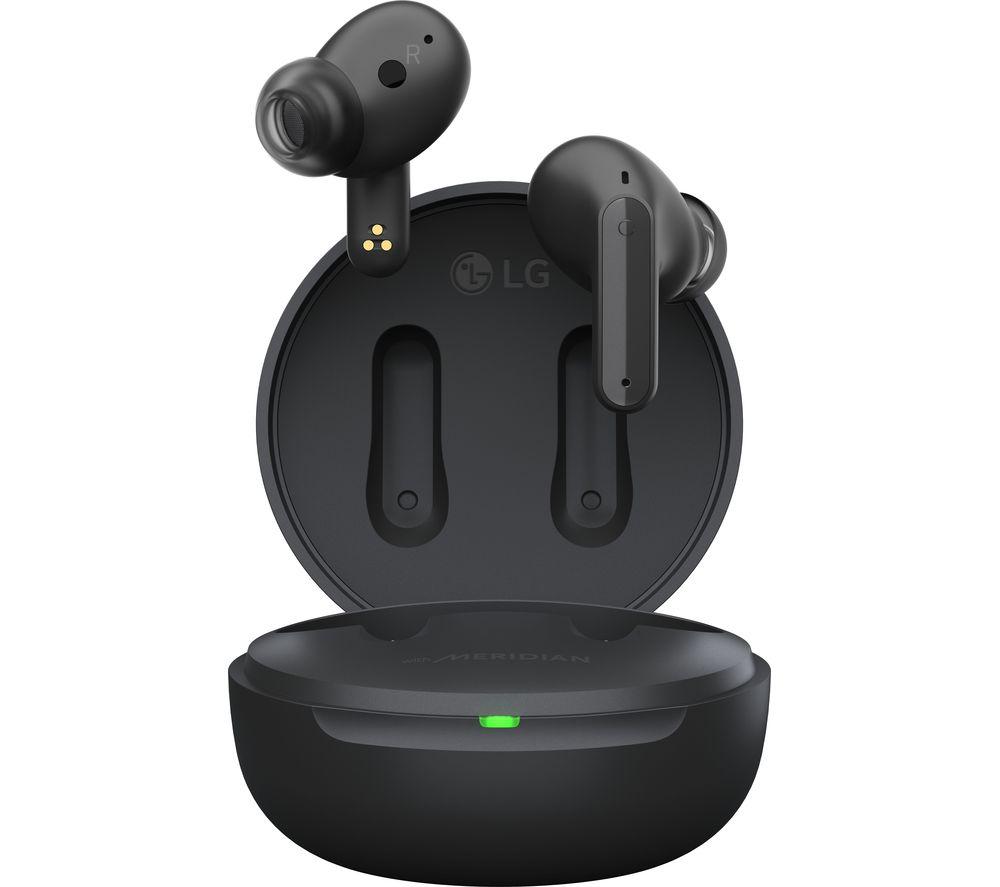 LG TONE Free UFP5 Wireless Bluetooth Noise-Cancelling Earbuds - Black