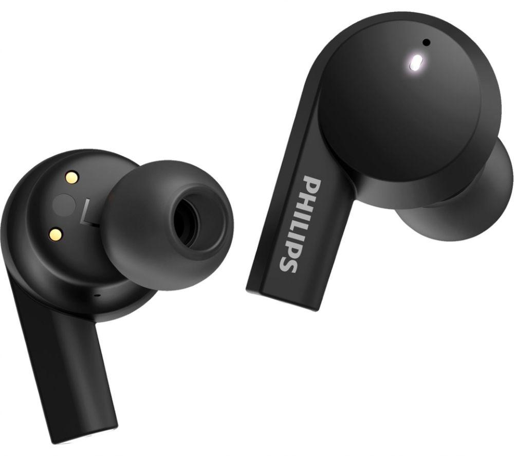 PHILIPS TAT5505BK/00 Wireless Bluetooth Noise-Cancelling Earbuds - Black
