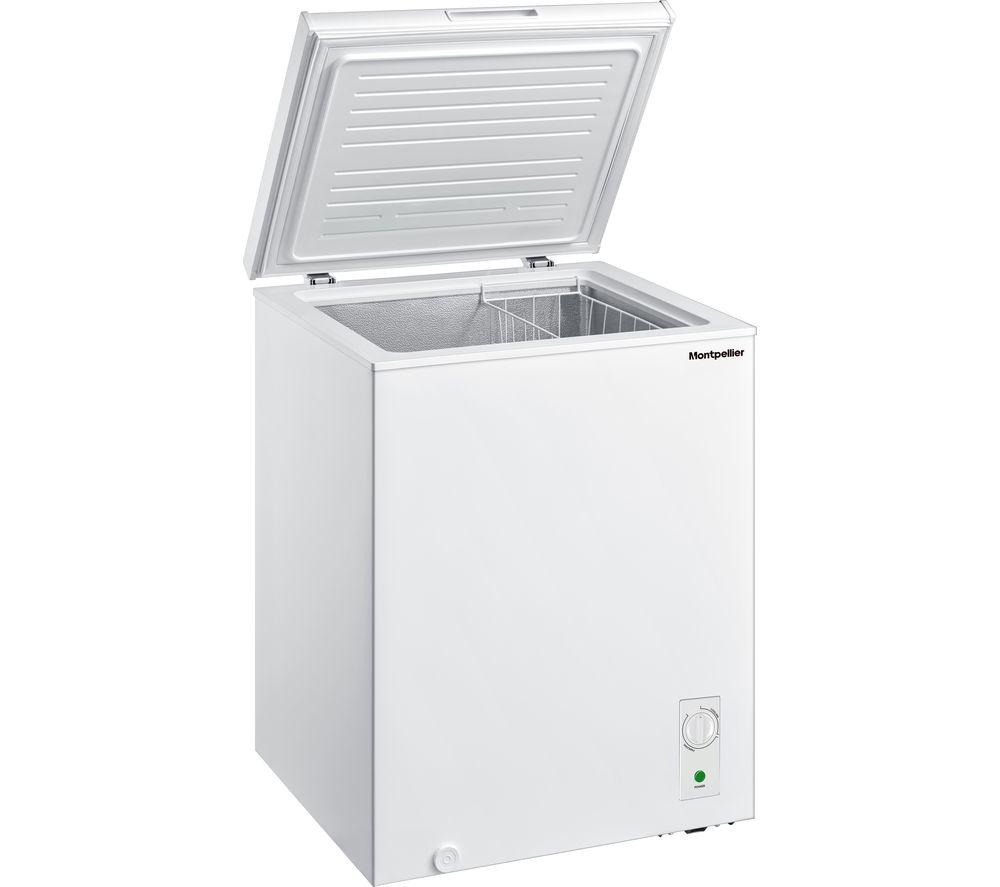 MONTPELLIER MCF142W Chest Freezer - White