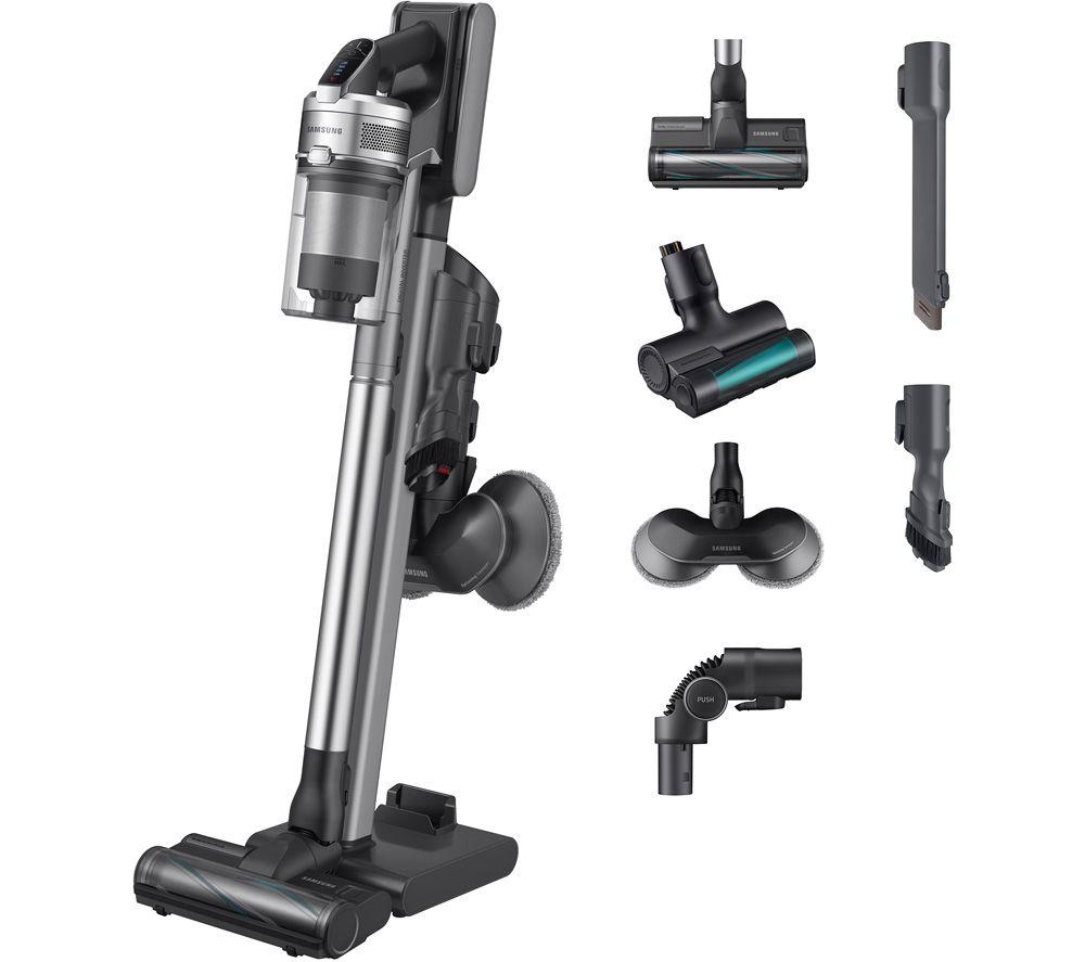SAMSUNG Jet 90 Pro Cordless Vacuum Cleaner with Spinning Sweeper - Silver