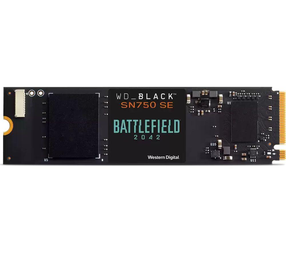 WD BLACK SN750 SE Battlefield 2042 Edition PCIe M.2 Internal SSD - 500 GB  Black