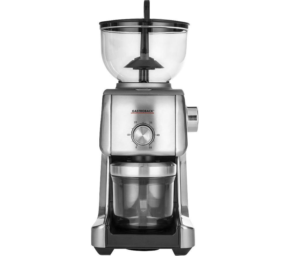 GASTROBACK Design Advanced Plus 42642 Electric Coffee Grinder - Silver