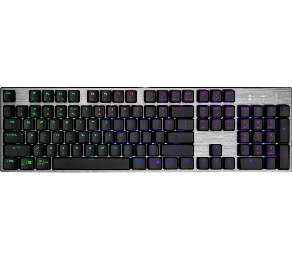 COOLER MASTER SK653 Wireless Mechanical Gaming Keyboard  Black Silver/Grey