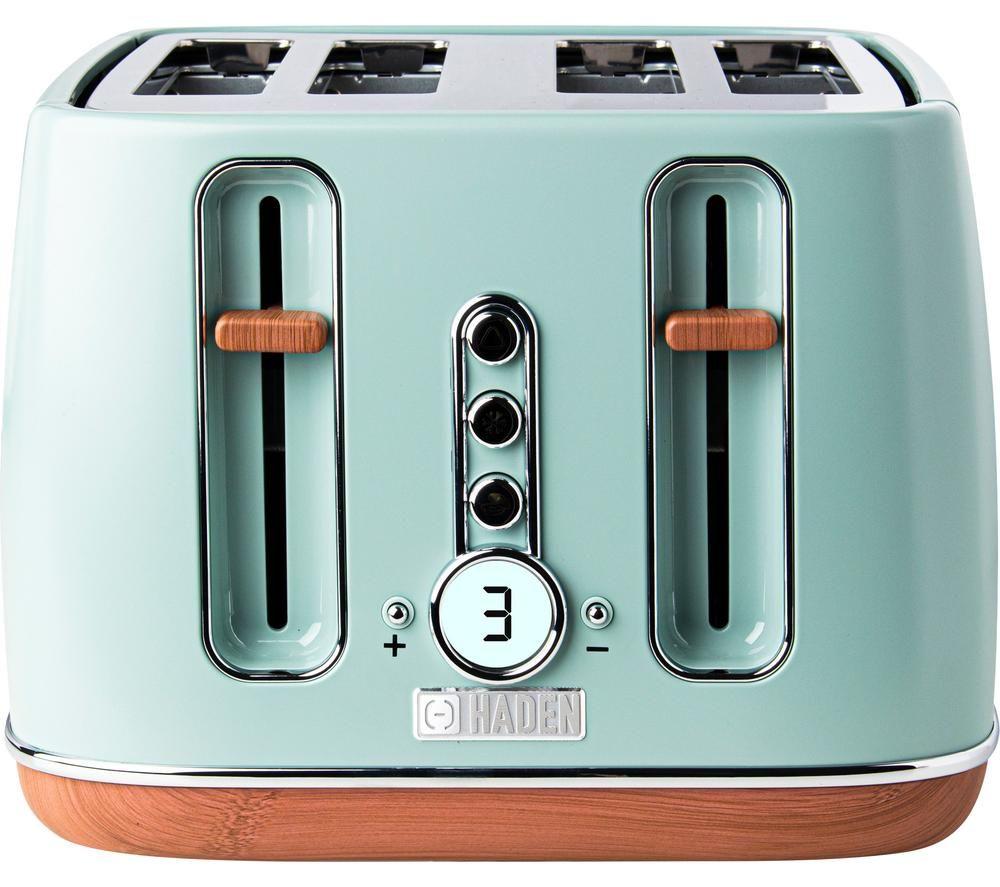 HADEN Dorchester 201287 4-Slice Toaster - Sage Green