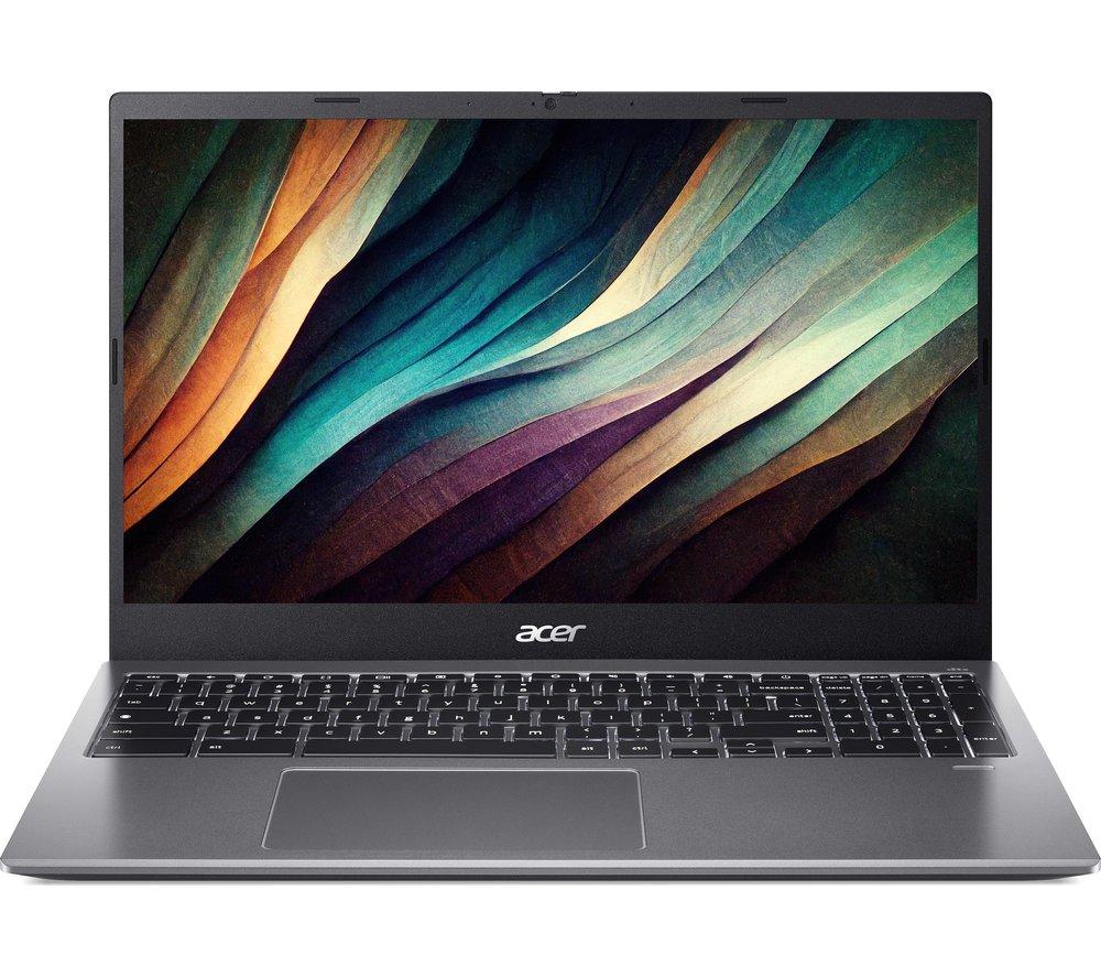 ACER 515 15.6inch Chromebook & Mouse Bundle - IntelCore i3  128 GB SSD  Grey  Silver/Grey