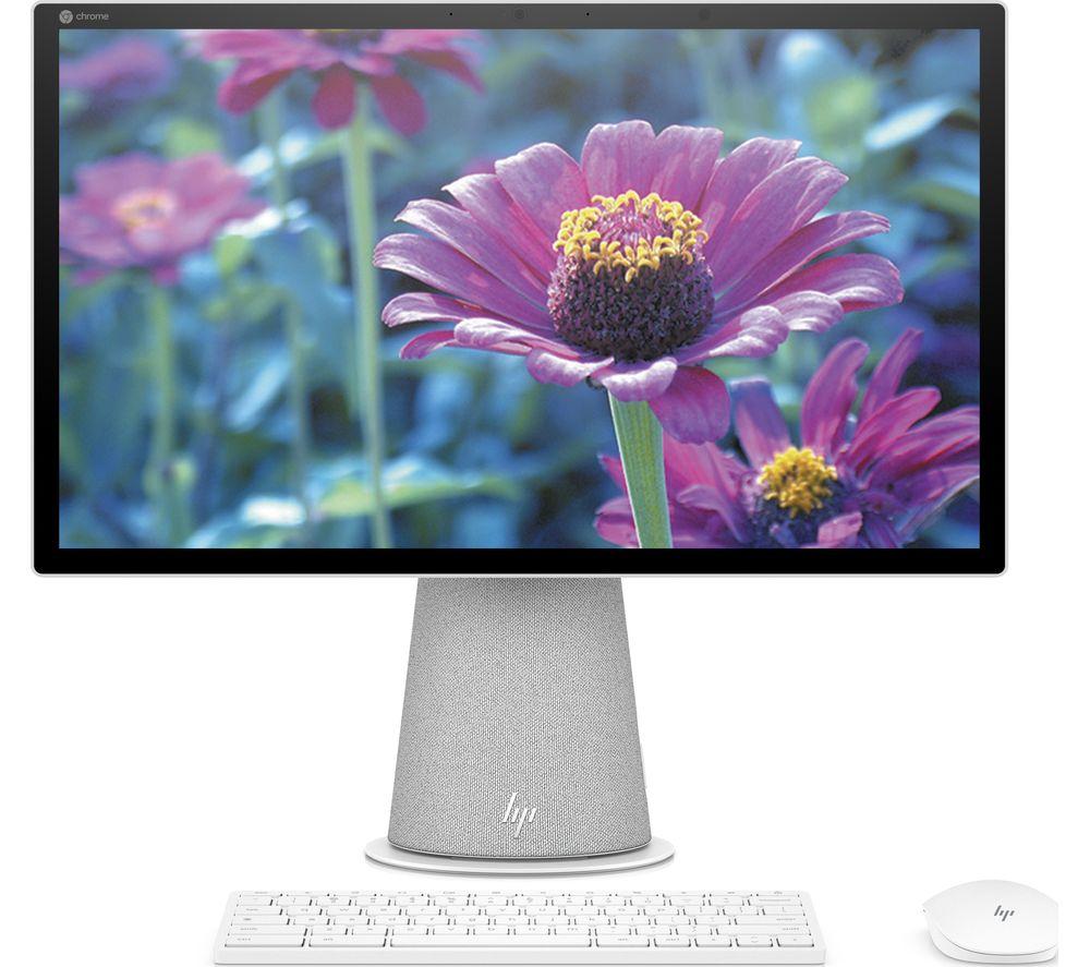 HP Chromebase 21.5inch All-in-One PC - IntelCore i3  256 GB SSD  White  White