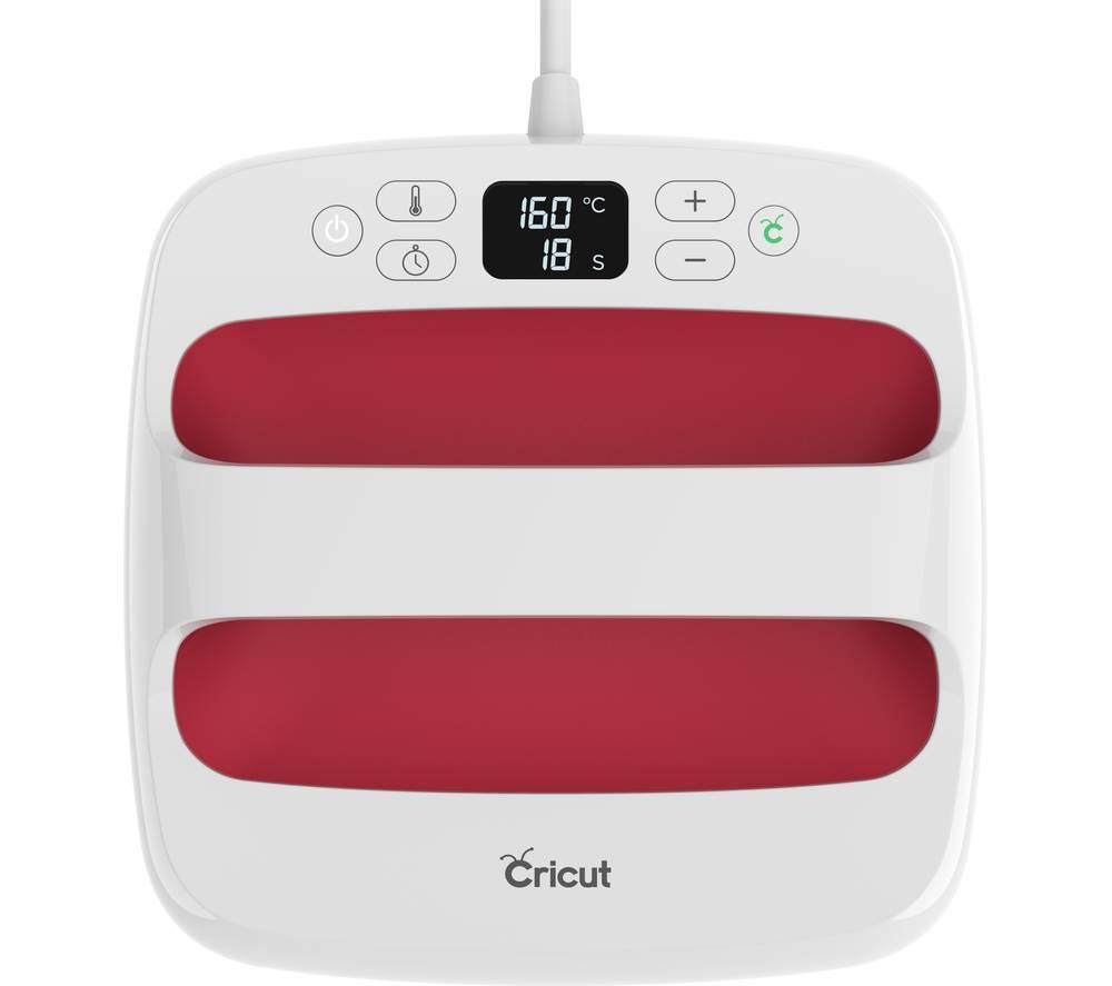 CRICUT EasyPress 2 Medium - Raspberry  White Red