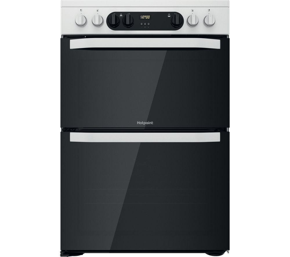 HOTPOINT HDM67V9CMW 60 cm Electric Ceramic Cooker - White