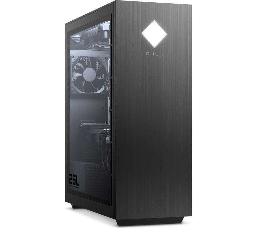 HP OMEN 25L Gaming PC - AMD Ryzen 7  RTX 3070  1 TB HDD & 256 GB SSD  Black