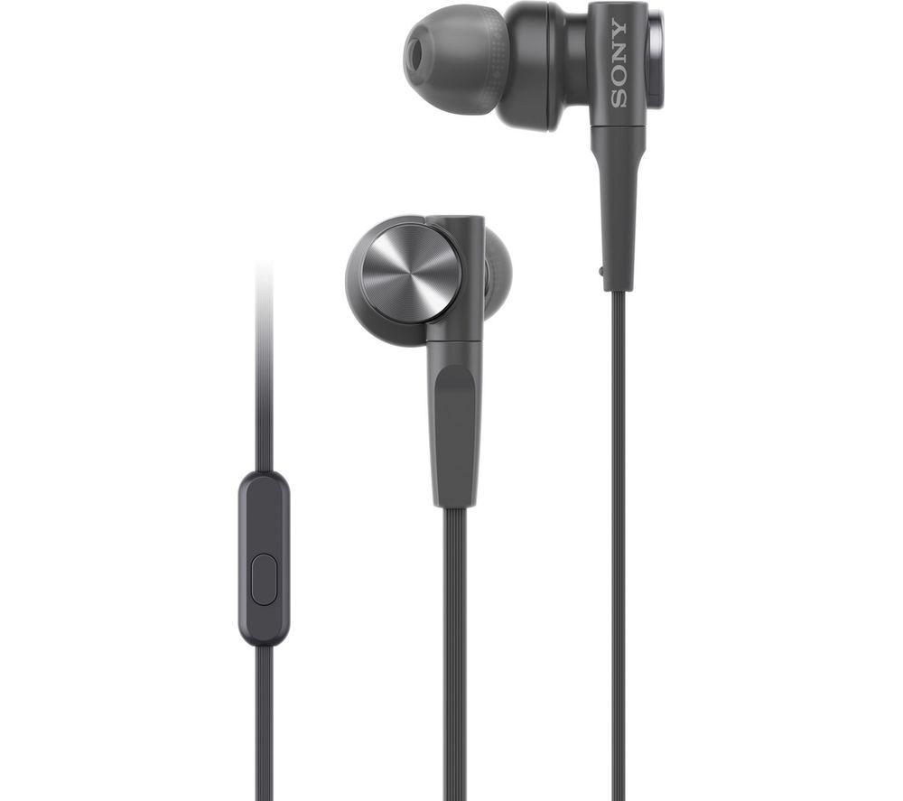 SONY Extra Bass MDR-XB55AP Earphones - Black