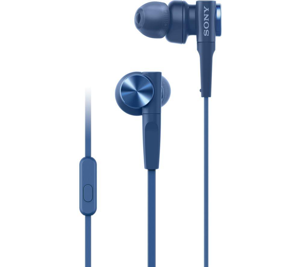 SONY Extra Bass MDR-XB55AP Earphones - Blue