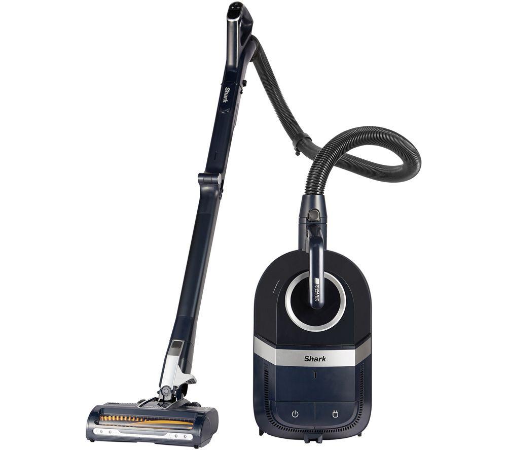 SHARK Dynamic Technology & Anti Hair Wrap CZ250UKT Cylinder Bagless Vacuum Cleaner - Blue