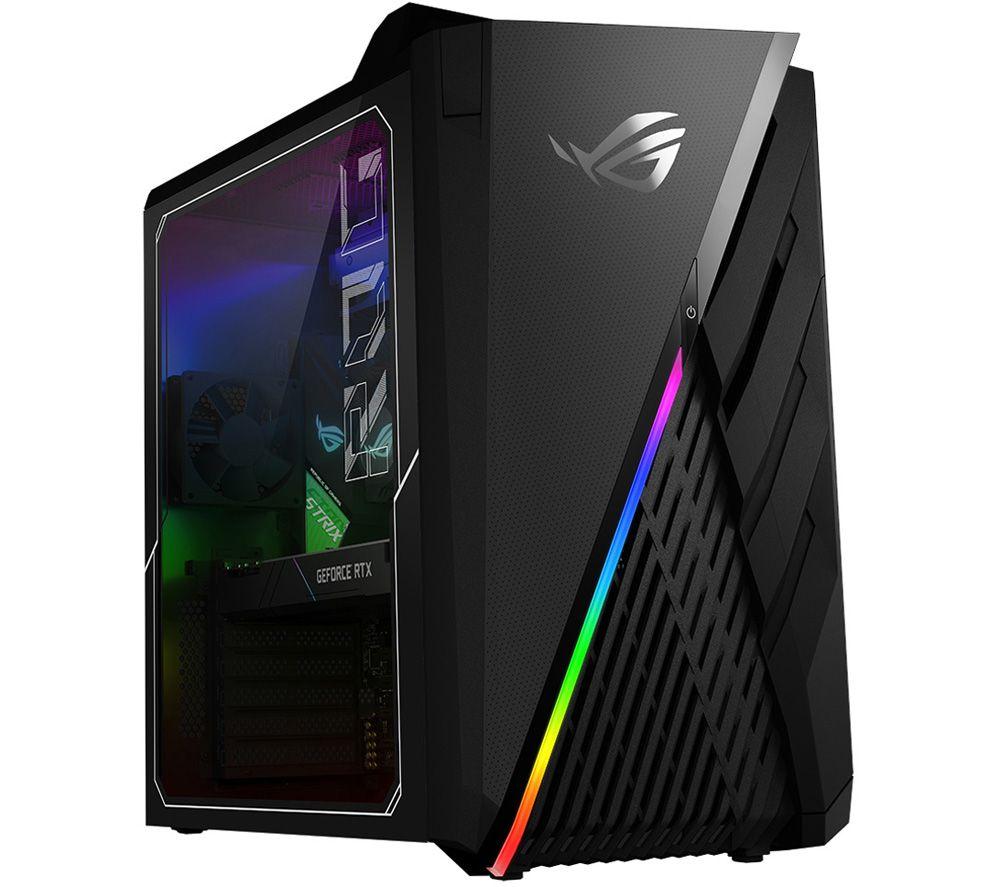 ASUS ROG Strix GT35 Gaming Desktop PC - IntelCore i7  RTX 3070  2 TB HDD & 512 GB SSD  Black