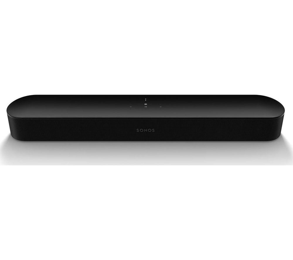 SONOS Beam (Gen 2) Compact Sound Bar with Dolby Atmos  Alexa & Google Assistant - Black