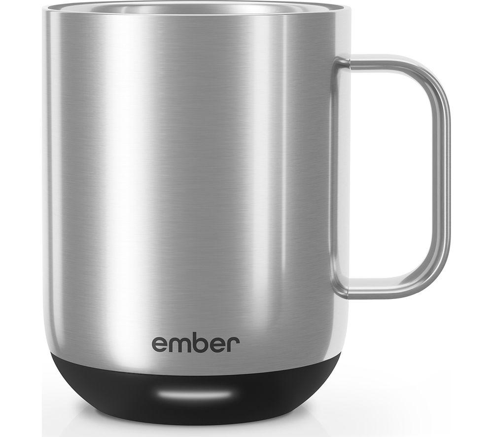 EMBER Smart Mug - 295 ml  Stainless Steel  Stainless Steel