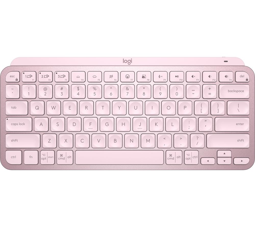 LOGITECH MX Keys Mini Wireless Keyboard - Rose  Pink