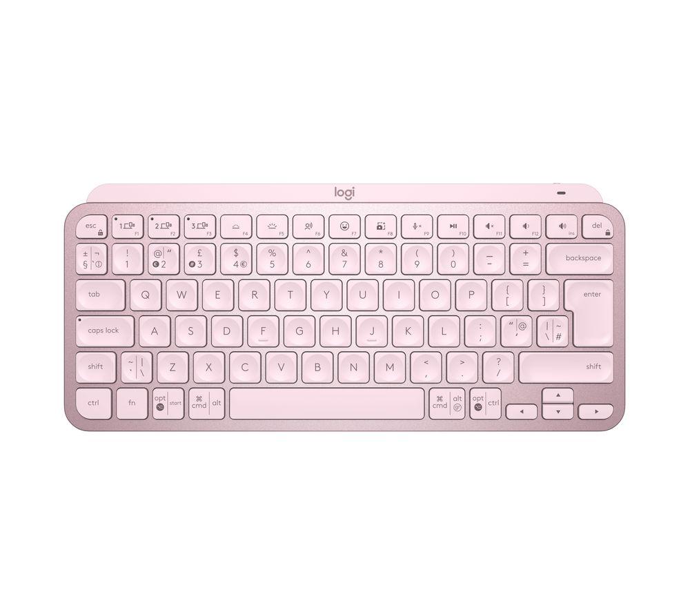 LOGITECH MX Keys Mini Wireless Keyboard - Rose  Pink