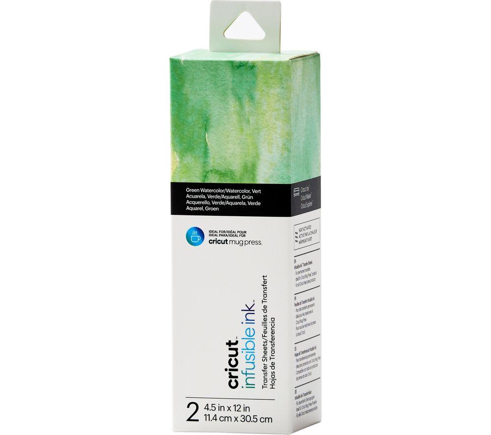 CRICUT Infusible Ink Transfer Sheets - Green Watercolour