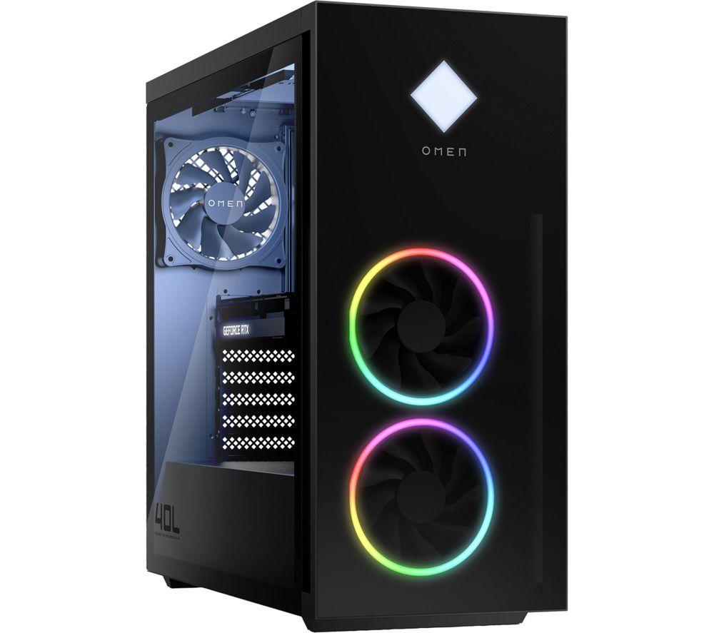 HP OMEN 40L Gaming PC - AMD Ryzen 7  RTX 3070  1 TB SSD  Black