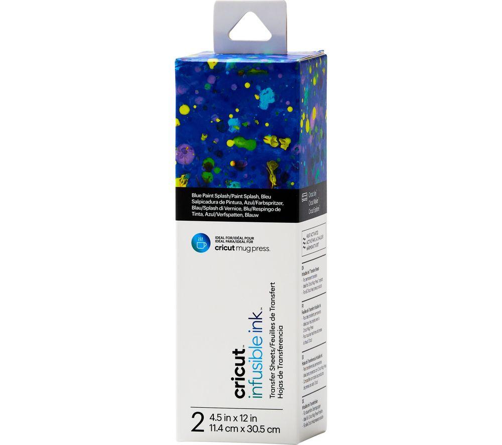 CRICUT Infusible Ink Transfer Sheets - Blue Paint Splash