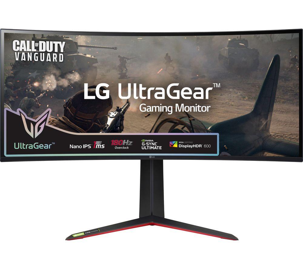 LG UltraGear 34GP950G Wide Quad HD 34inch Nano IPS LCD Gaming Monitor - Black