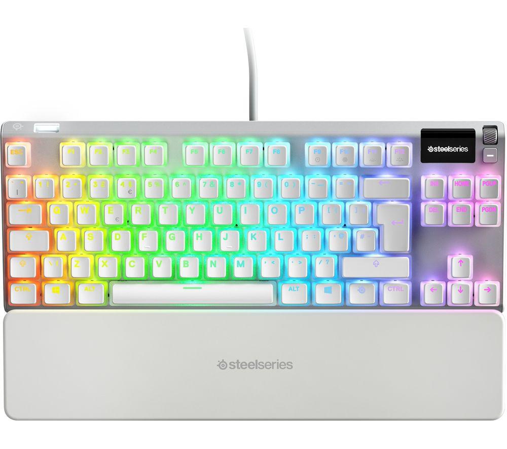 STEELSERIES Apex 7 TKL Ghost Mechanical Gaming Keyboard  White