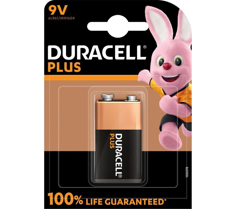 DURACELL Plus 9V Alkaline Battery