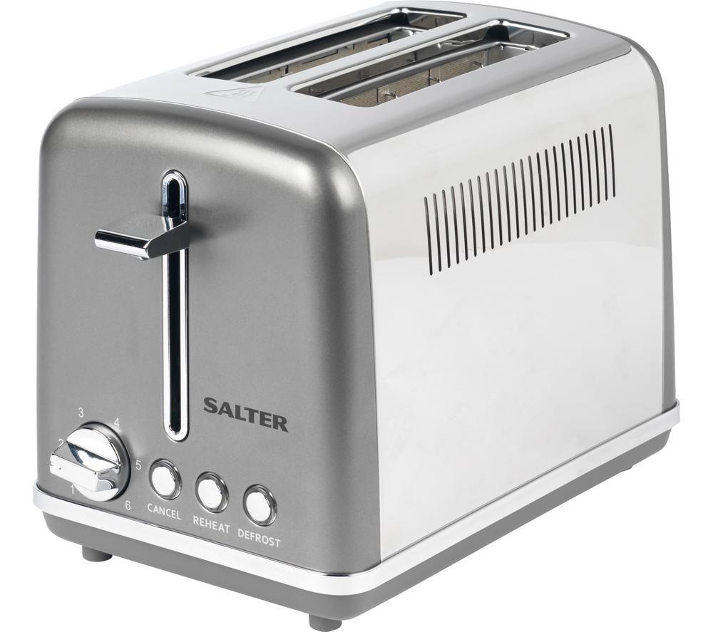 SALTER Cosmos EK4326 2-Slice Toaster - Gunmetal Grey
